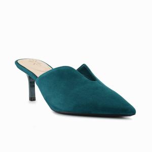 Nine West Kapps 9x9 Pointy Toe Mules - Green - Ireland (KZ1786932)